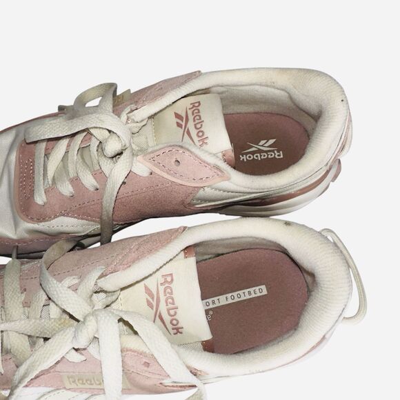Reebok Comfort Footbed Womens Sz US 7.5 UK 5 Ivory Peach Pink Running Sneakers - Picture 7 of 11